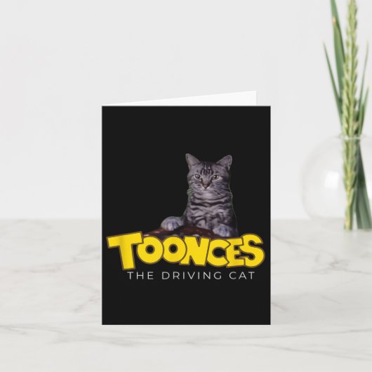 Carte Toonces Le Chat De Conduite (Devant)