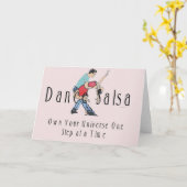 Carte TOP Dance Salsa (Fleur jaune)