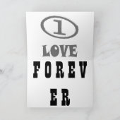 Carte Top It Up The Love For ever (Intérieur)
