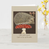 Carte Top of the World (Fleur jaune)