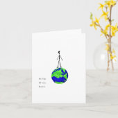 Carte Top of the World Card (Fleur jaune)