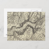 Carte topographique de la vallée de Yosemite (Devant / Derrière)