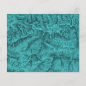Carte topographique de montagne bleue (Dos)
