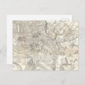 Carte topographique de Rome antique, Italie (Devant / Derrière)