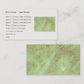 Carte topographique du Mont Marcy - Adirondack Par (Devant / Derrière)