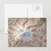 Carte topographique vintage Mount Rainier Washingt (Devant / Derrière)