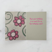 Carte Topsy Turvy Whimsy Birthday Cake Card (Intérieur)