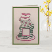 Carte Topsy Turvy Whimsy Birthday Cake Card (Fleur jaune)