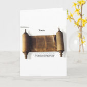 Carte Torah "Si ce n'est pour moi" Sagesse Citer Cadeaux (Fleur jaune)