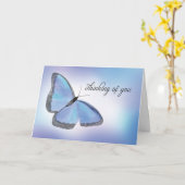 Carte Torn Retina bien penser à vous papillon (Fleur jaune)