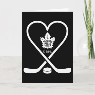 Carte Toronto Maple Leafs bâtons de la Saint-Valentin Nh