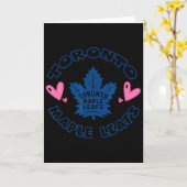 Carte Toronto Maple Leafs Cœurs de la Saint-Valentin Nhl (Fleur jaune)