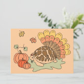 Carte Tortoise Thanksgiving (Debout devant)