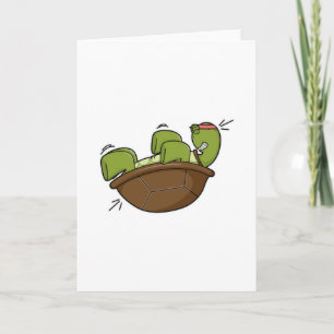 Carte Tortue à l'exercice pour les muscles abdominaux