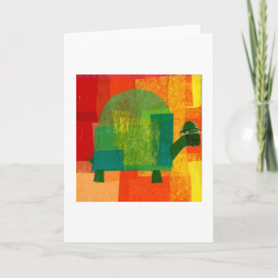 Carte Tortue avec casque de l'armée
