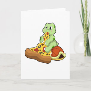 Carte Tortue avec Pizza
