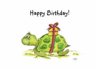 Cartes Drole Tortue D Anniversaire Zazzle Be