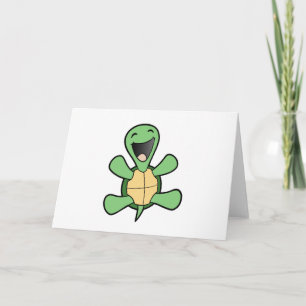 Carte Tortue heureuse
