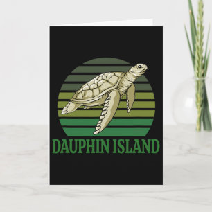Carte Tortue marine de l'île Dauphin