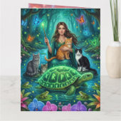 Carte tortue mondiale (Dos)