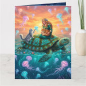 Carte tortue mondiale (Devant)