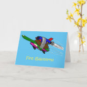 Carte Tortue volante (Fleur jaune)