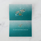 Carte TORTUES MARITIMES Personnalisées (Intérieur)