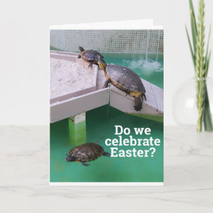 CARTE **TORTUES RIDICULES** VOUS SOUHAITENT UN JOYEUX "P