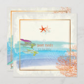 Carte Tortues vertes de PixDezines + corail de Maui + ét (Devant / Derrière)