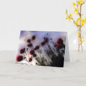 Carte toscan-pavots (Fleur jaune)