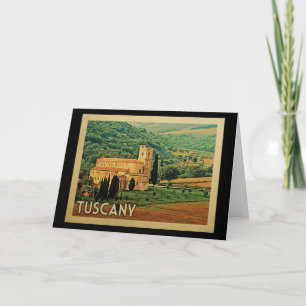 Carte Toscane Italie Vintage voyage
