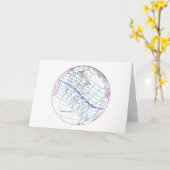 Carte Total Solaire Eclipse 2045 Global Path (Fleur jaune)