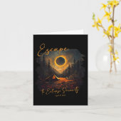 Carte Total Solaire Eclipse Chemise S'Échapper À Eclipse (Fleur jaune)