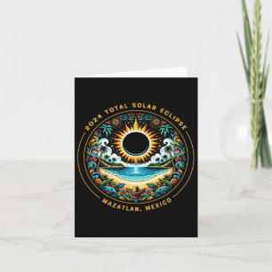 Carte Total Solaire Eclipse Mazatlan Mexique - Plage mex