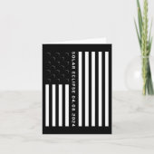 Carte Total Solar Eclipse US American Flag 04.08.2024 (Devant)