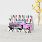 Carte Totalement années '50 (Fleur jaune)