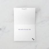 Carte TOTALEMENT   FRAPPÉE de vacances de bouffe (Intérieur)