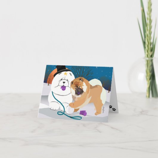 Carte TOTALEMENT   FRAPPÉE de vacances de bouffe (Devant)