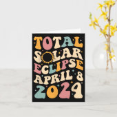 Carte Totalité 04 08 24 Total Solaire Eclipse 2024 Super (Fleur jaune)