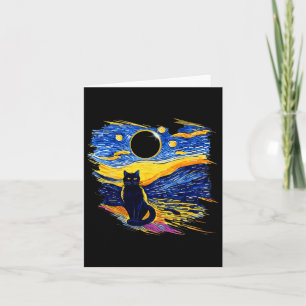 Carte Totalité Solaire Eclipse 2024 Starry Night Van Gog