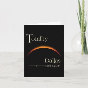 Carte Totalité Solaire Eclipse Dallas Texas Total Solair