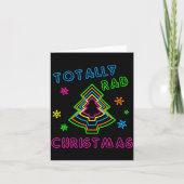 Carte Totally Rad Christmas - 80s Retro Christmas (Devant)