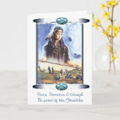 Carte Totem native : Amitié (Fleur jaune)