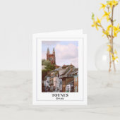 Carte Totnes, Devon (Fleur jaune)