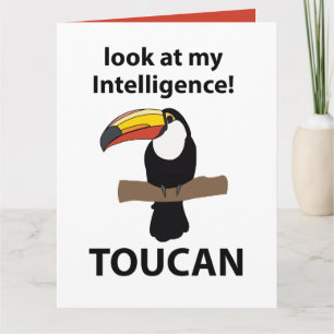 Carte Toucan Oiseau Mignon Drôle