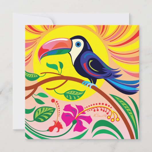 Carte Toucan Tropical (Devant)
