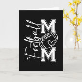 Carte Touchdown Foot américain Maman Jour de match Thank (Fleur jaune)