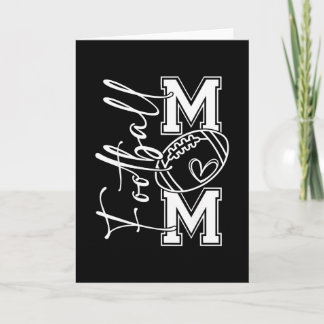Carte Touchdown Foot US Maman Jour de Match Thanksgiving