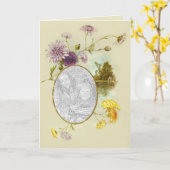 Carte Touche Florale 4 (Fleur jaune)