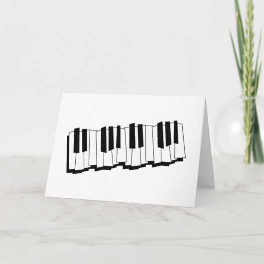 Carte Touches de piano (Devant)